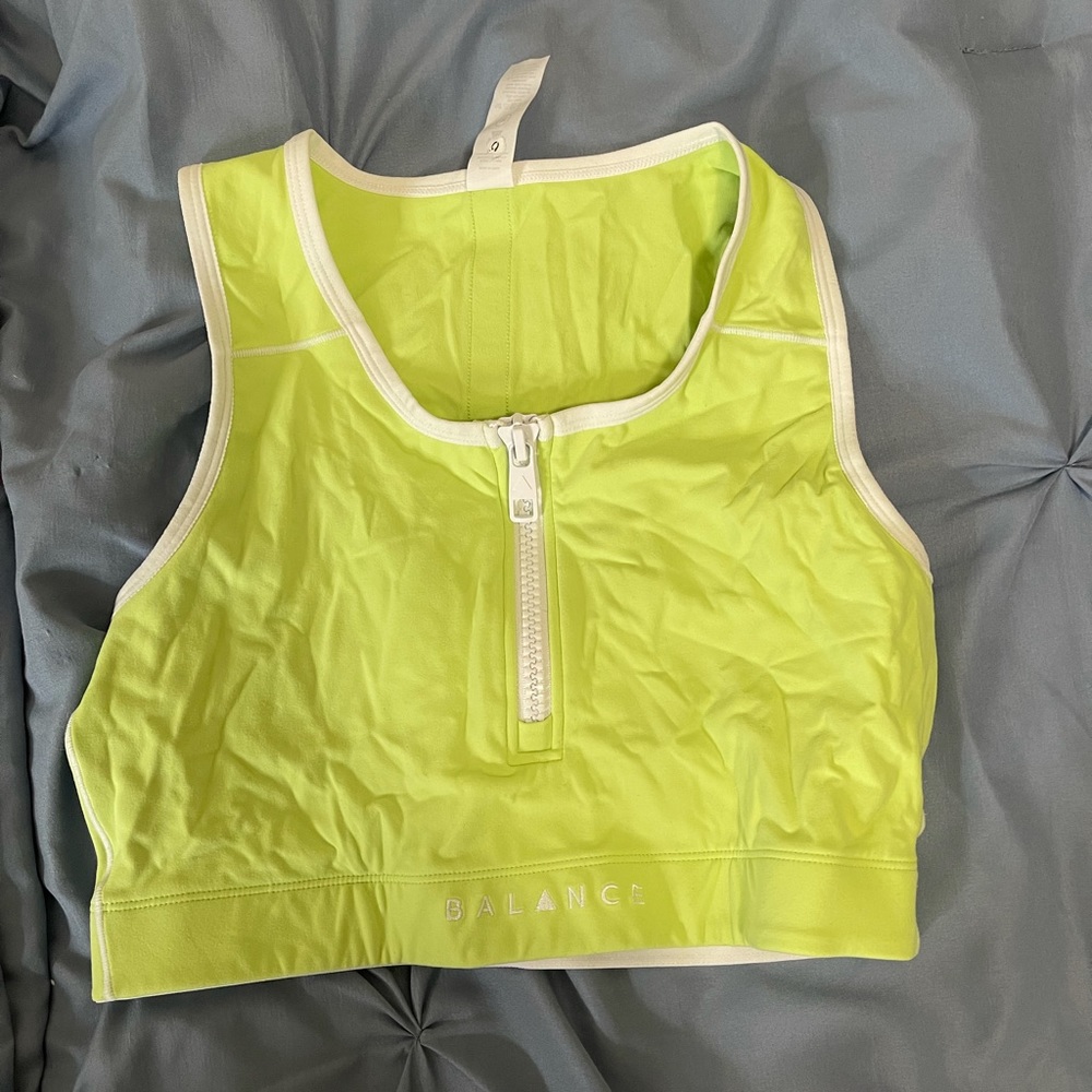 Brand New Balance Athletica Isotope Bra - Neon